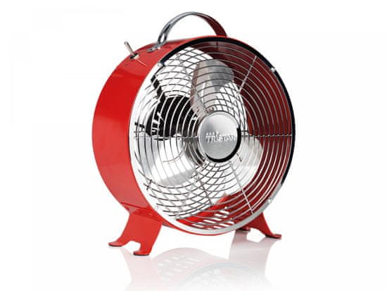 Tristar namizni ventilator VE-5963, rdeč, 25 cm