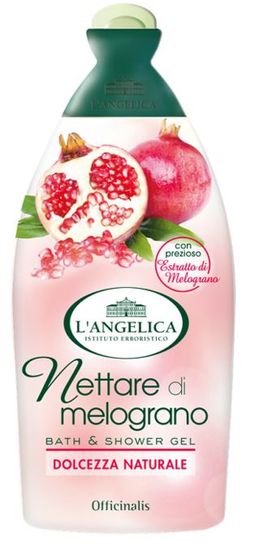 L'Angelica gel za prhanje in kopel Officinalis, granatno jabolko, 500 ml