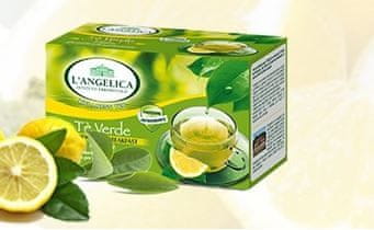 L'Angelica zeleni čaj Krepčilni zajtrk, limona, 20 vrečk