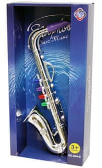 Unikatoy saksofon 36 cm šk. (24635), srebrn