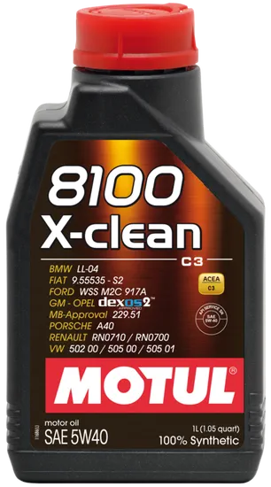 Motul olje 8100 X-Clean C3 5W40, 1L