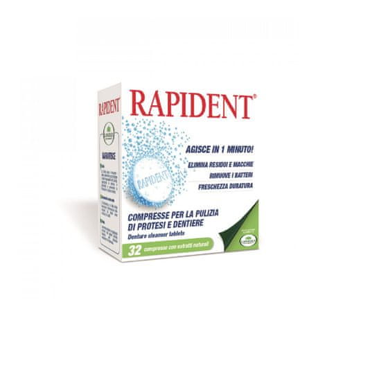 L'Angelica tablete za čiščenje protez Rapident, 32 kosov