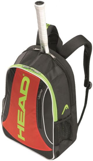 Head teniški nahrbtnik Elite Backpack črno-rdeč
