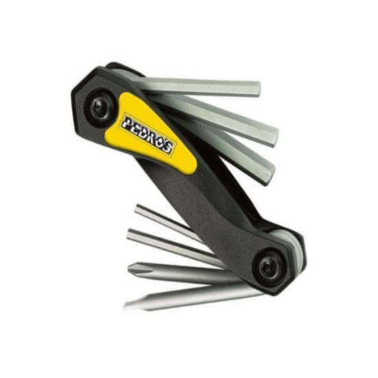 PEDROS orodje Folding Hex Set with Screwdrivers
