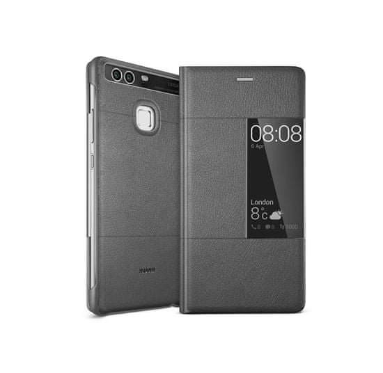 Huawei ovitek na preklop za P9, temno siv