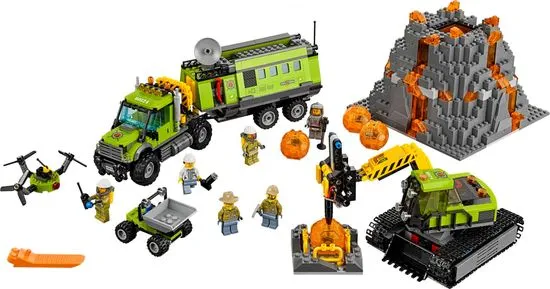 LEGO City 60124 Vulkan raziskovalna postaja