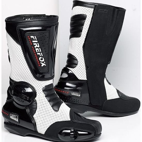 DXR motoristični športni škornji 1.0, moško, črno-beli