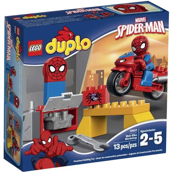 LEGO Duplo 10607 Spider-Manova delavnica za motorje