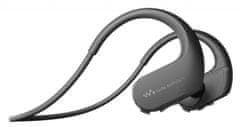 Sony W-WS413B brezžične športne slušalke z MP3 predvajalnikom, 4 GB, črne