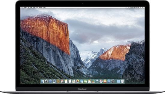 Apple prenosnik MacBook 12" 1.1Ghz Dual-Core m3, 256 GB, SLO, Space Grey