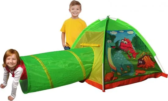 iPlay šotor s tunelom Dino