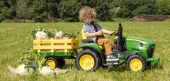 baterijski traktor s prikolico John Deere Ground Force