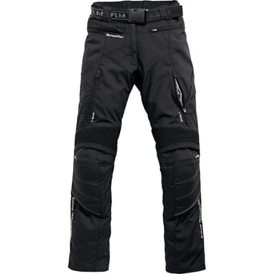 FLM Motoristične športne hlače Cordura 2.0, ženske, črne