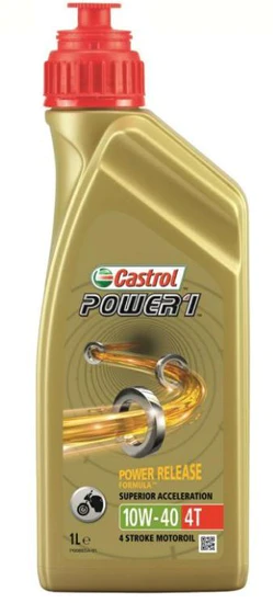 Castrol Motorno olje Power 1 GPS 4T 10W-40, 1 l