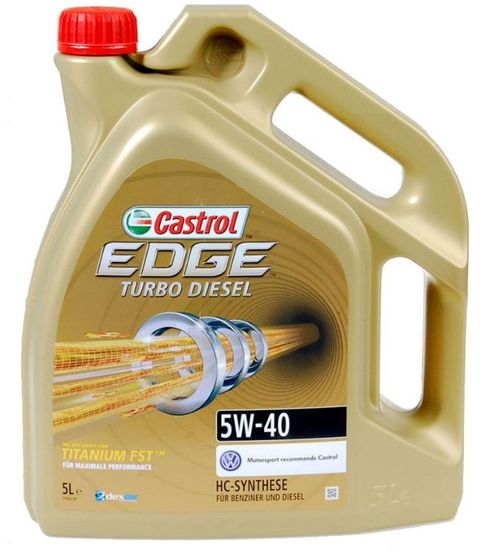 Castrol olje EdgeTurboDiesel 5W40, 5 l