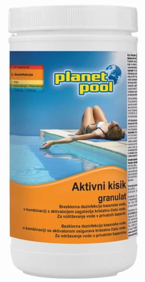Planet Pool aktivni kisik granulat, 1 kg
