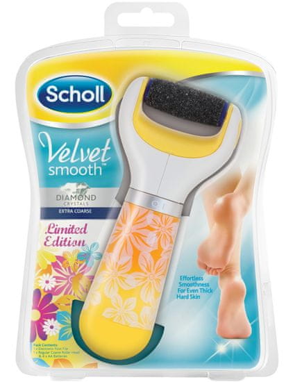 Scholl brusilnik za pete Velvet Smooth Diamond, Summer Edition