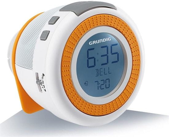 Grundig radio ura Sonoclock 230 USB, bela