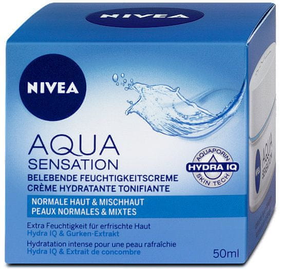 Nivea dnevna krema Aqua Sensation, 50ml