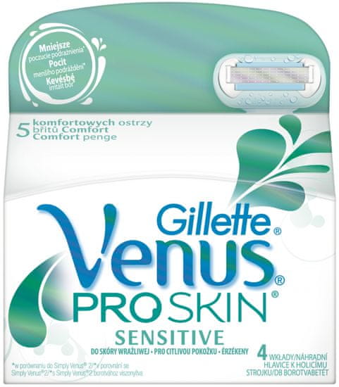 Gillette Venus ProSkin Sensitive - 4 nadomestna rezila