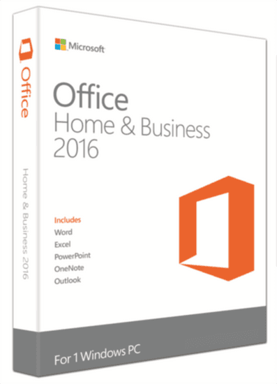Microsoft Office Home & Business 2016, FPP, angleški