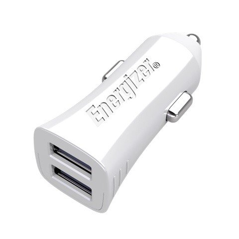 Energizer avtopolnilec Hightech Apple 3,4A - 2xUSB/lightning - Bel