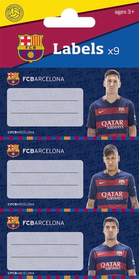 Barcelona FC etiketa za zvezek 9/1