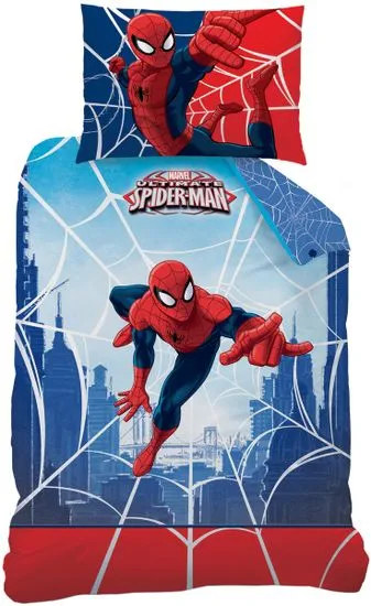 CTI posteljnina, 140 x 200 cm, Spiderman