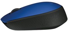 Logitech M171 Wireless optična miška, modra