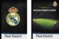FC Real Madrid zvezek trdi A4, črtni z robom 80L