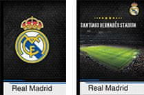 FC Real Madrid zvezek trdi A5, 5m karo 80L