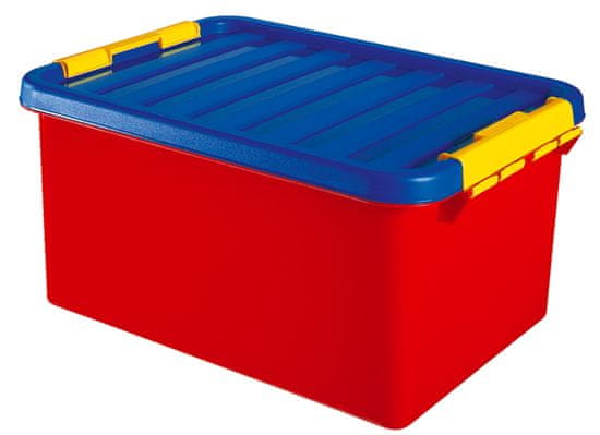 Heidrun škatla za shranjevanje, modro-rdeča, 14 l