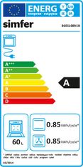 Simfer B6ES108RSB vgradna pečica