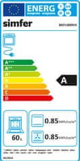 Simfer B6ES108RSA vgradna pečica