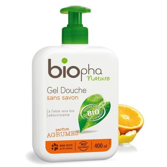 Biopha gel za prhanje citrus, 400 ml