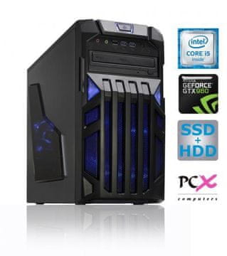 PCX namizni računalnik Exam i5/8GB/240SSD+HDD2TB/nv960GTX