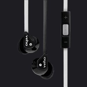 Veho slušalke Z-2 VEP-004-Z2BW, črno/roza