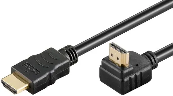 Goobay HDMI kotni kabel z mrežno povezavo, 5 m