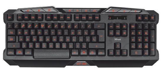 Trust osvetljena gaming tipkovnica GXT 280, Slo (21470)