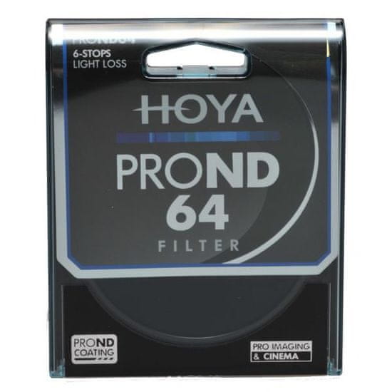 Hoya filter PRO ND 64x, 67 mm