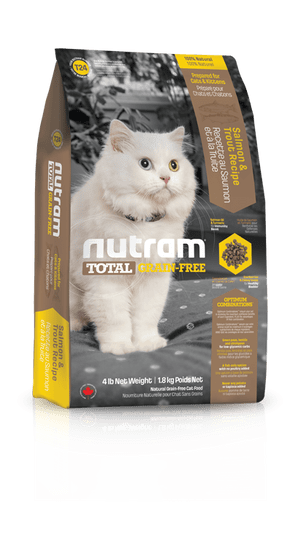 Nutram hrana za mačke Total Grain Free, losos in postrv, 6,8 kg