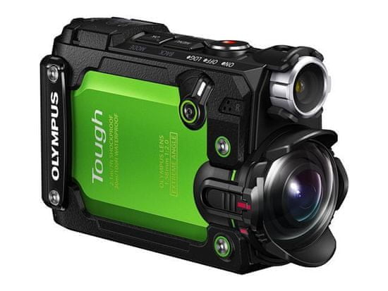 Olympus kompaktni fotoaparat TG-Tracker, podvodni, zelen - odprta embalaža