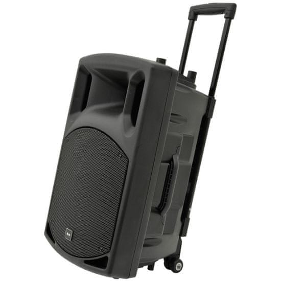 QTX prenosni aktivni zvočnik QX15PA karaoke - odprta embalaža