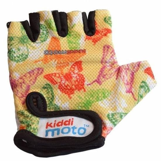 Kiddimoto otroške kolesarske rokavice Butterflies S