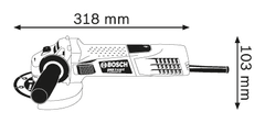 BOSCH Professional kotni brusilnik GWS 7-115 E (0601388203)