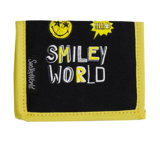 Smiley denarnica Smiley, črna