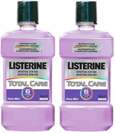Listerine ustna vodica Total Care, 2 x 500 ml