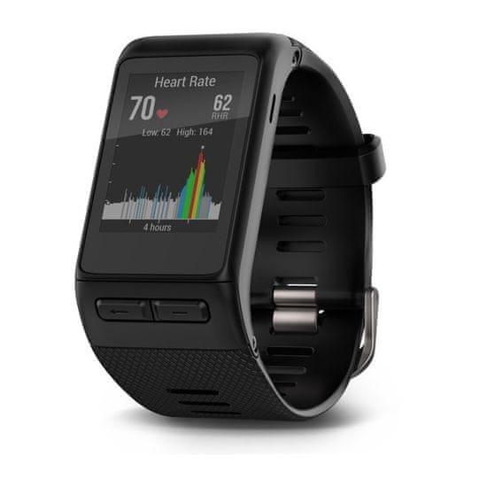 Garmin merilnik aktivnosti Vivoactive HR XL, črn