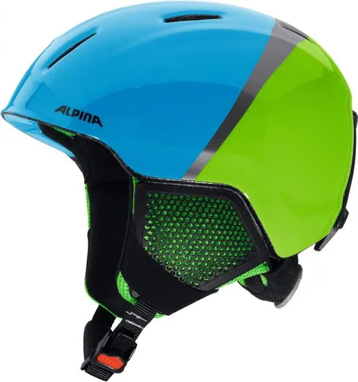 Alpina Sports otroška smučarska čelada Carat LX, modro-zelena