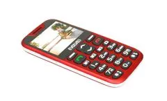 telefon za starejše Easyphone XD, rdeč